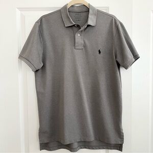 Polo Ralph Lauren Classic Fit Performance Moisture Wicking Grey Polo Shirt